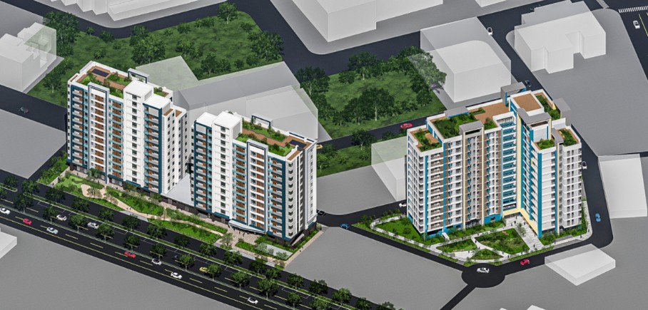 【山明水秀安居 社會住宅工程】樓地板隔音永久性隔音層